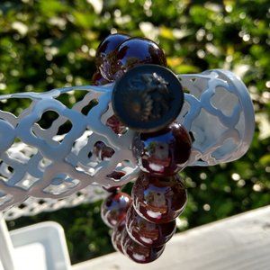 Beaded purple bracelet